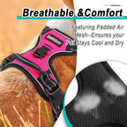 No Pull Dog Harness Adjustable Reflective Oxford Vest Small Medium Large Dogs