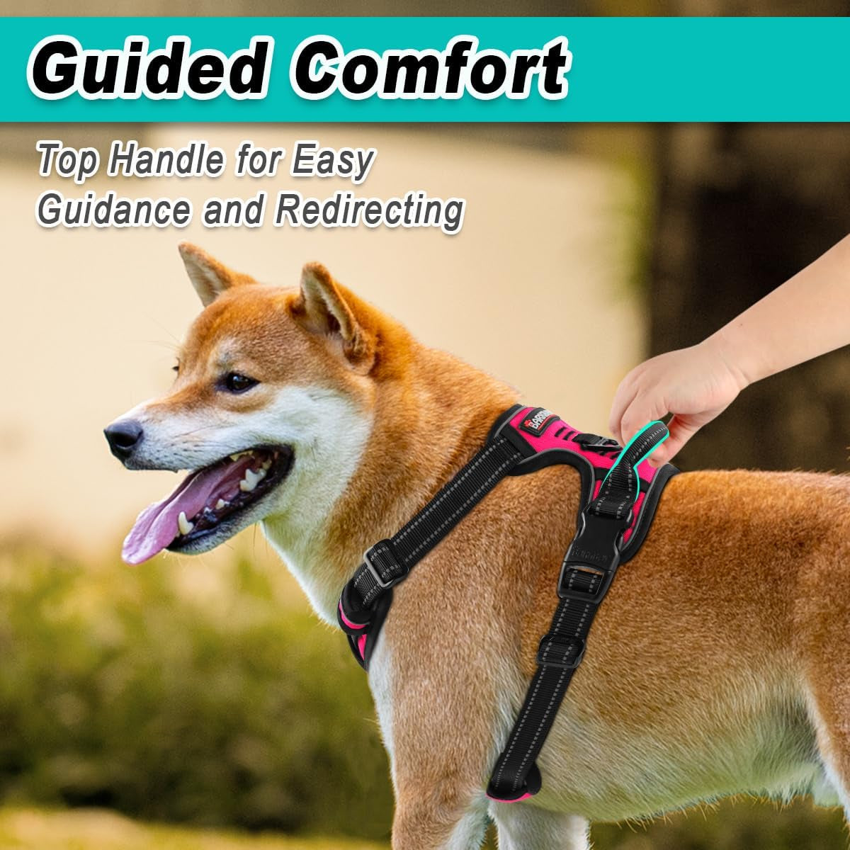 No Pull Dog Harness Adjustable Reflective Oxford Vest Small Medium Large Dogs