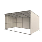 20'x12' Metal Livestock Shed for Horses & Farm Animals