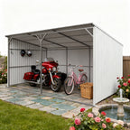 20'x12' Metal Livestock Shed for Horses & Farm Animals