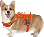 No Pull Tactical Dog Harness Heavy Duty Molle Vest for Medium to XLarge Dogs