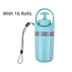 Portable Lightweight Dog Pooper Scooper With Built-in Poop Bag Dispenser Eight-claw Shovel For Pet Toilet Picker Pet Products