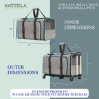Rolling Rover Airline Compliant Expandable Wheeled Pet Carrier