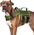 No Pull Tactical Dog Harness Heavy Duty Molle Vest for Medium to XLarge Dogs