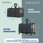 Rolling Rover Airline Compliant Expandable Wheeled Pet Carrier