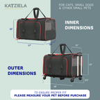 Rolling Rover Airline Compliant Expandable Wheeled Pet Carrier