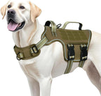No Pull Tactical Dog Harness Heavy Duty Molle Vest for Medium to XLarge Dogs