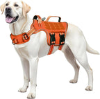 No Pull Tactical Dog Harness Heavy Duty Molle Vest for Medium to XLarge Dogs