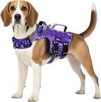 No Pull Tactical Dog Harness Heavy Duty Molle Vest for Medium to XLarge Dogs