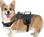 No Pull Tactical Dog Harness Heavy Duty Molle Vest for Medium to XLarge Dogs
