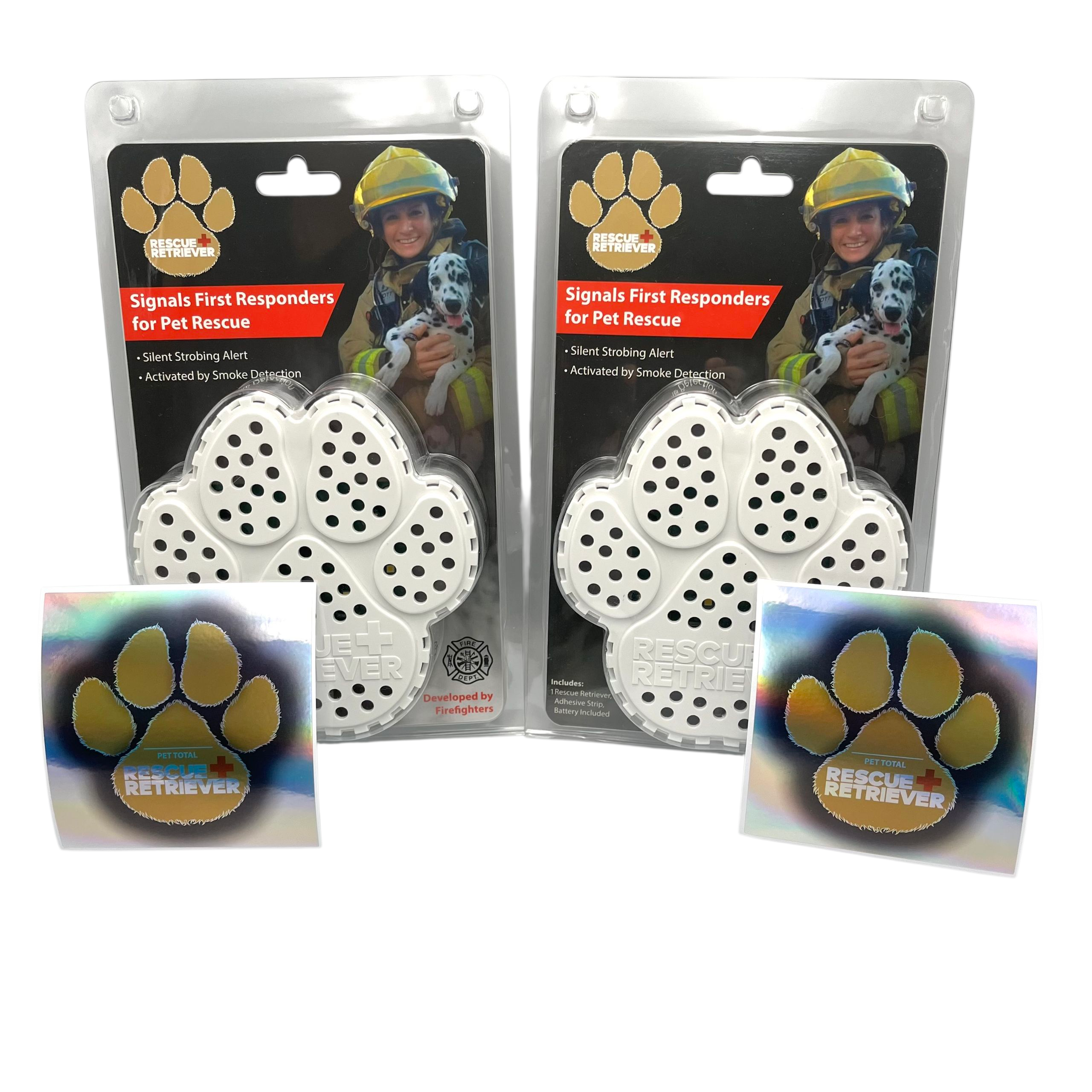 Rescue+Retriever Pet Smoke Detector Multi-pack