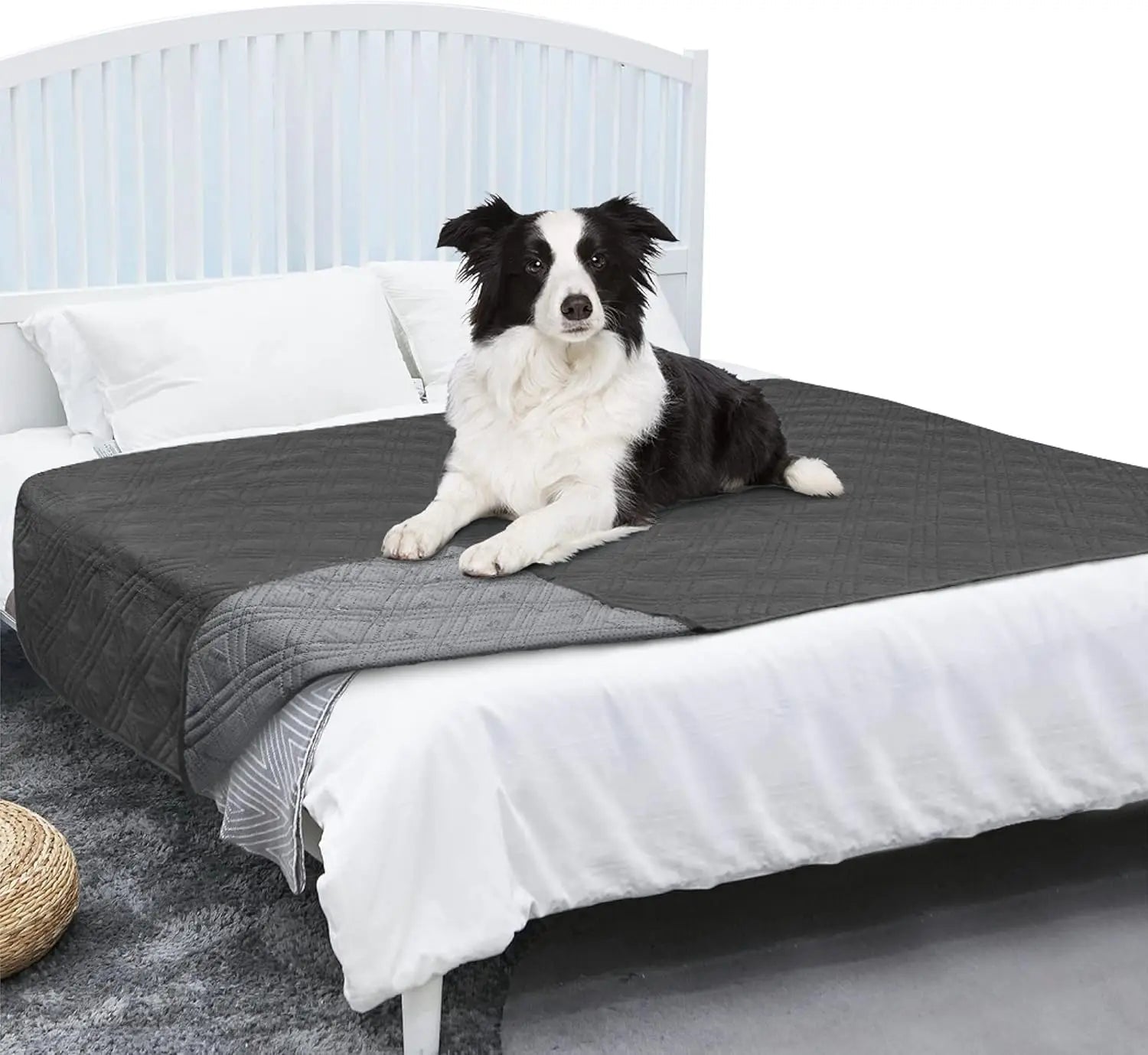 Waterproof Pet Couch Cover Reversible Furniture Protector for Dogs & Cats