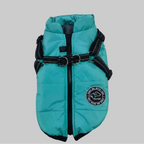 Waterproof Winter Dog Jacket Vest with Built-in Harness – Fleece Lined