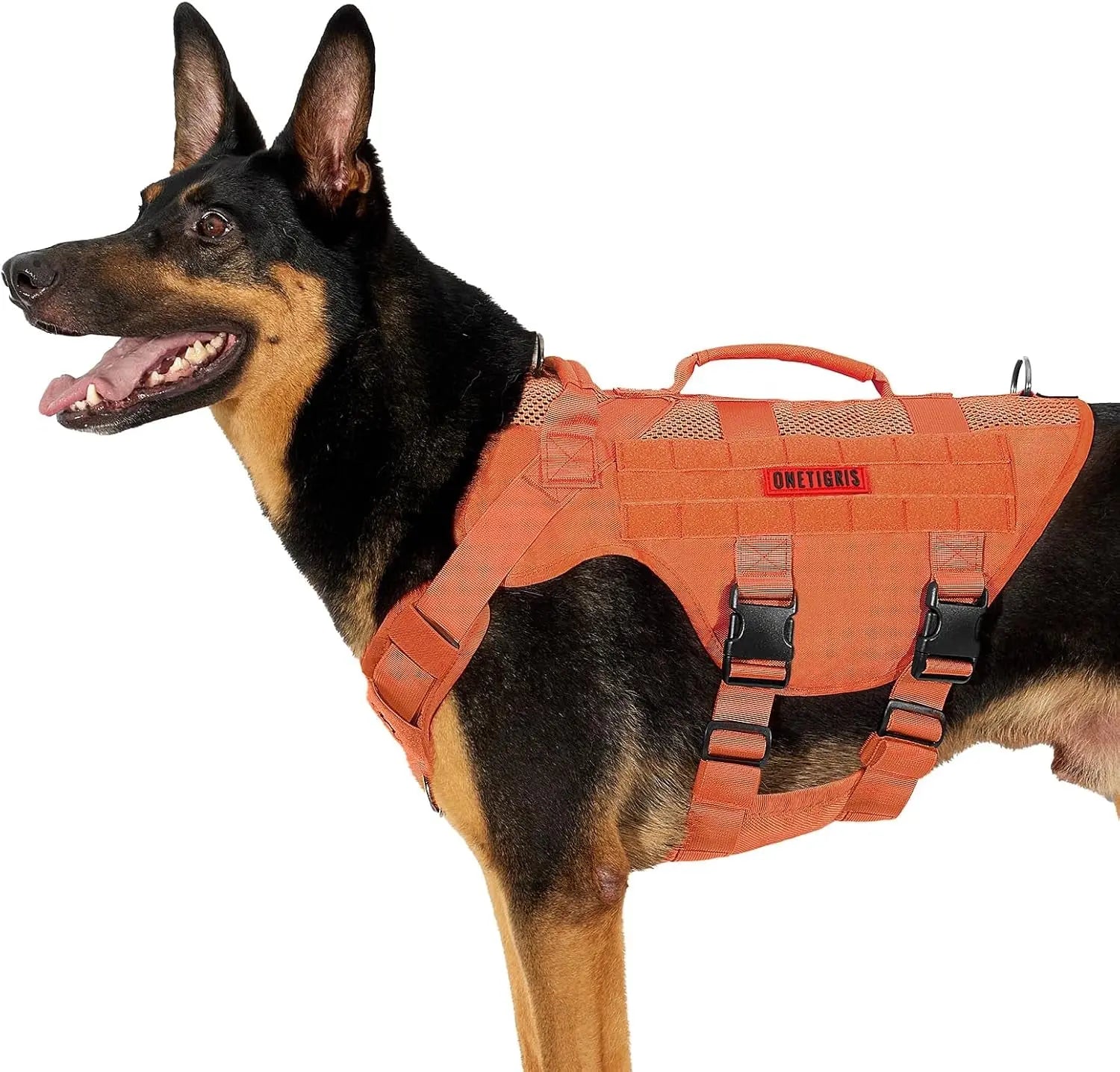 Tactical No-Pull Dog Harness – Mesh Military Vest with Handles for S -XL Dogs