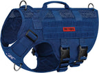 Tactical No-Pull Dog Harness – Mesh Military Vest with Handles for S -XL Dogs