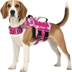 No Pull Tactical Dog Harness Heavy Duty Molle Vest for Medium to XLarge Dogs