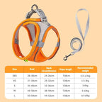 Adjustable Reflective Puppy Harness and Leash Set – Soft Breathable Vest for Small Dogs and Cats