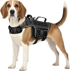 No Pull Tactical Dog Harness Heavy Duty Molle Vest for Medium to XLarge Dogs
