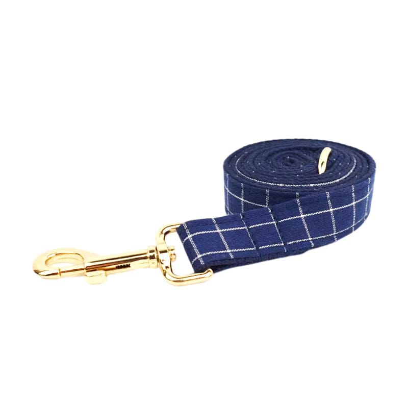 Plaid Dark Blue Set
