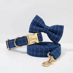 Plaid Dark Blue Set
